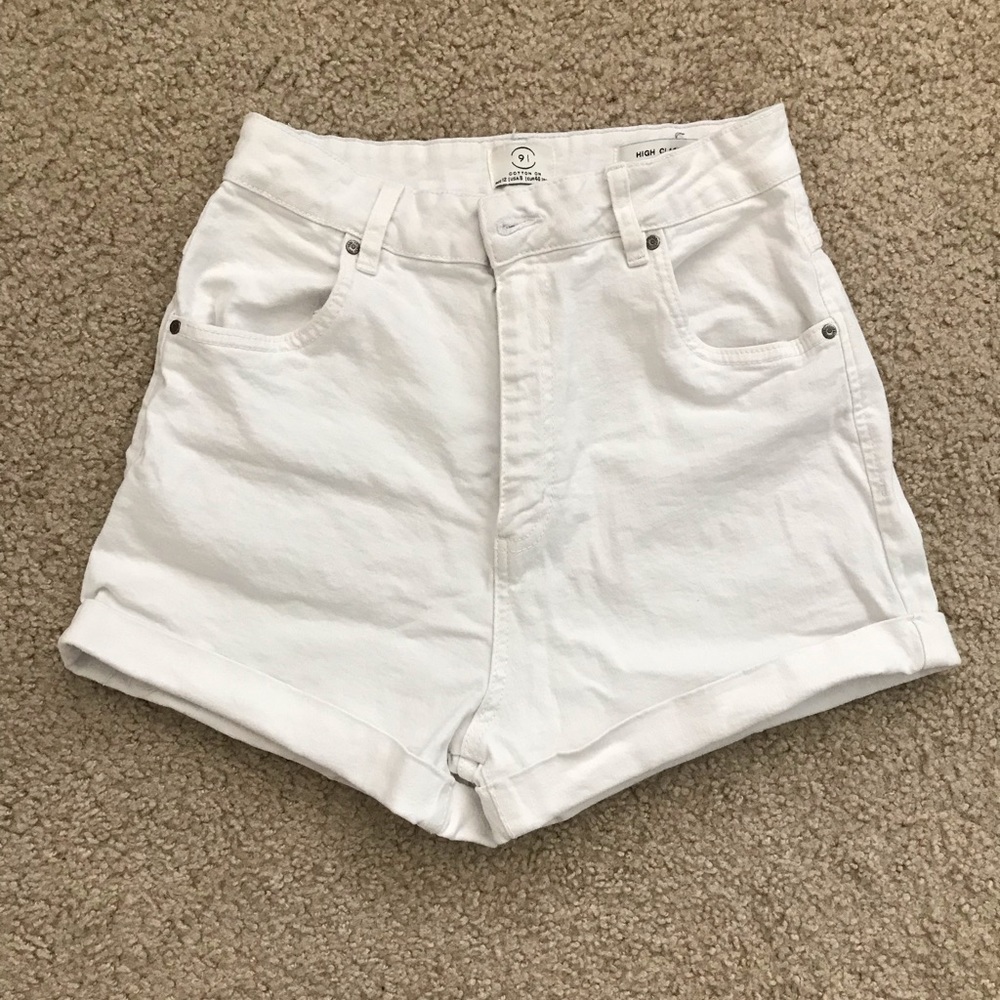Cotton On White Denim Shorts